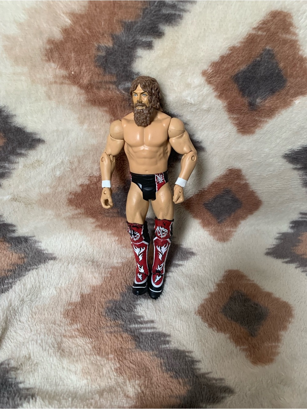 2012 Mattel WWE Daniel Bryan 6.5" Action Figure Flames Wrestling Gear